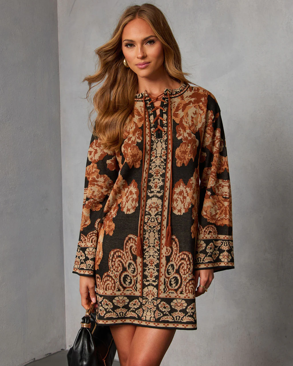 Evangelena Sweater Mini Dress - Image 2