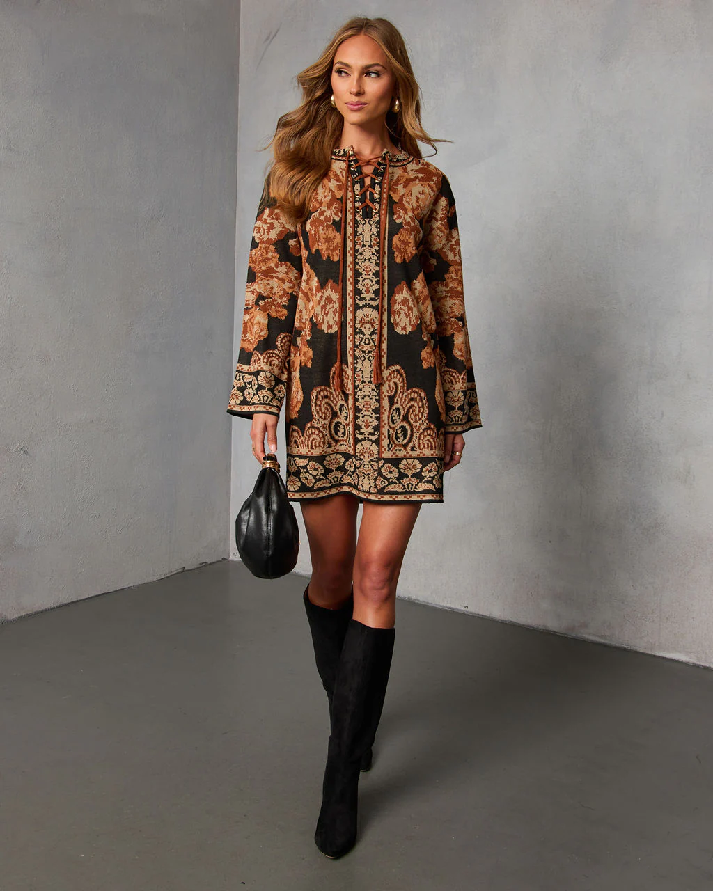 Evangelena Sweater Mini Dress - Image 6