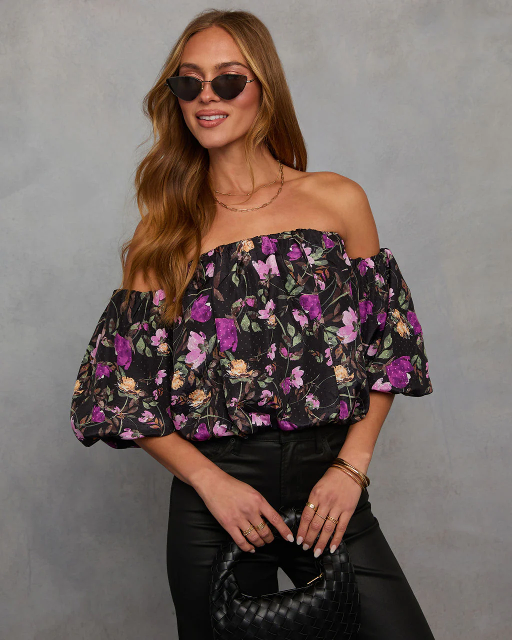 Everlyn Off The Shoulder Floral Blouse - Image 5