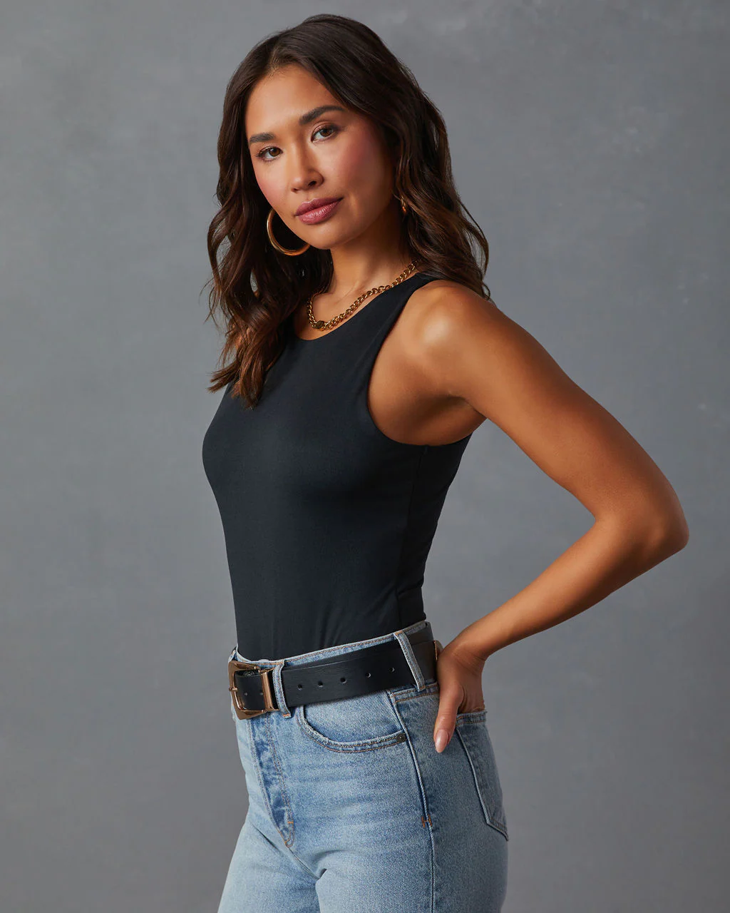 Explorer Knit Tank Bodysuit - Image 3