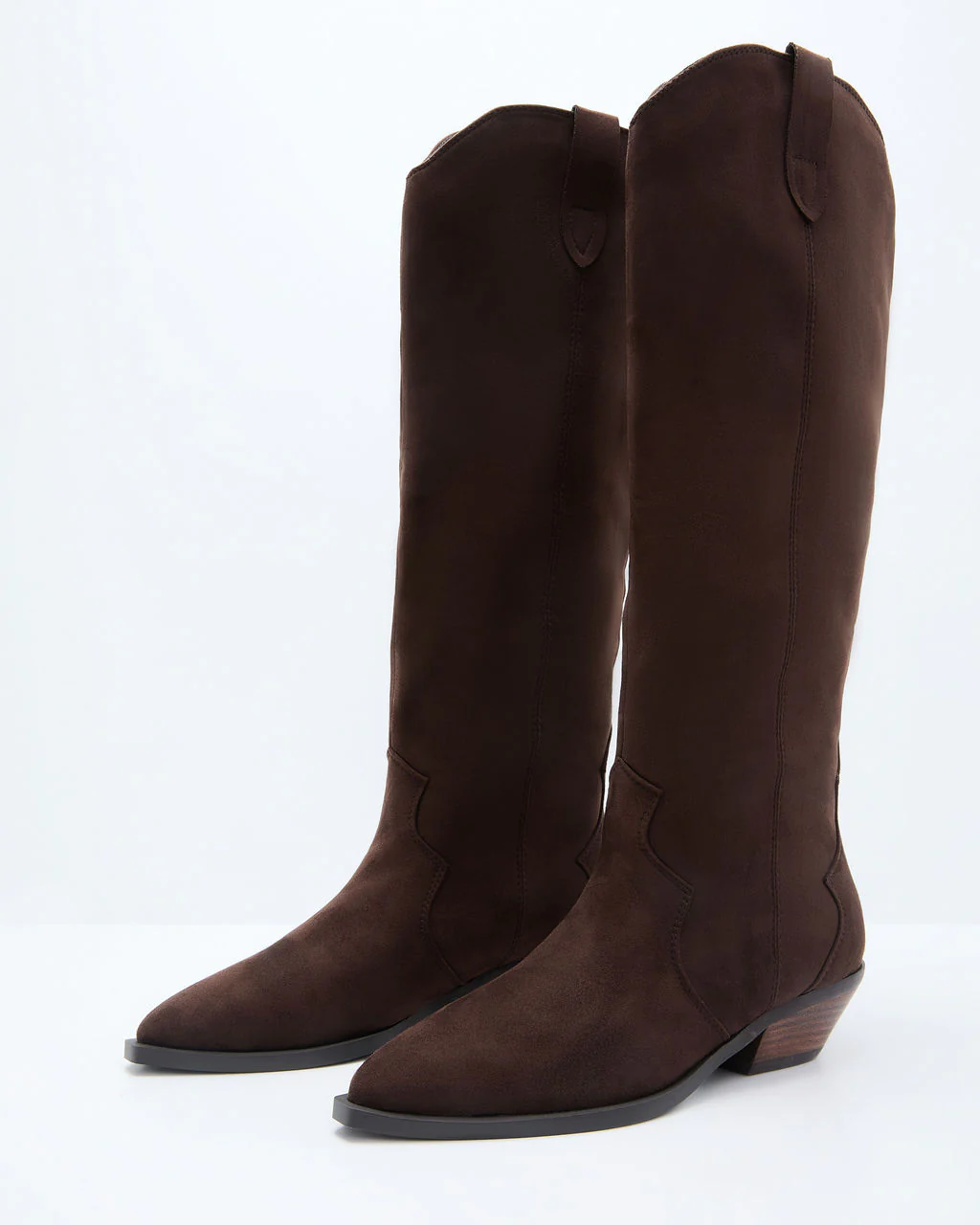 Eylana Suede Western Knee High Boot - Image 3