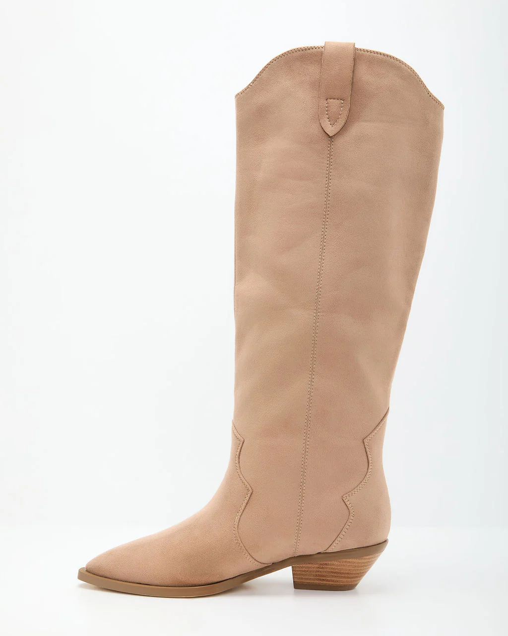 Eylana Suede Western Knee High Boot - Image 9