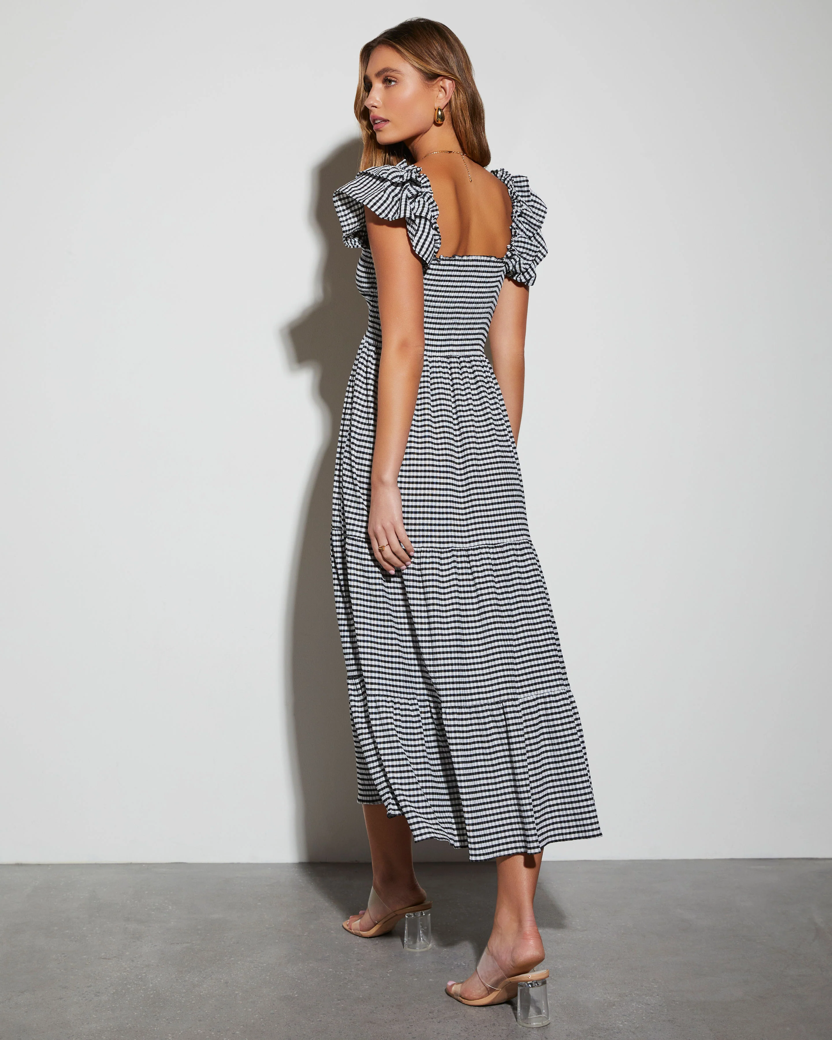 Fables Tiered Smocked Maxi Dress - Image 12