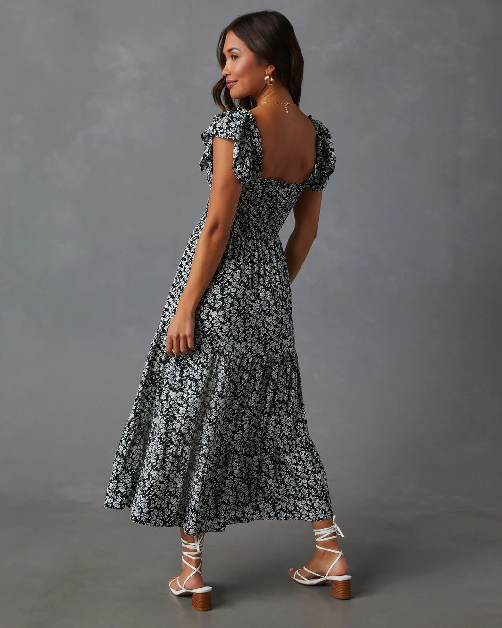 Fables Tiered Smocked Maxi Dress - Image 6