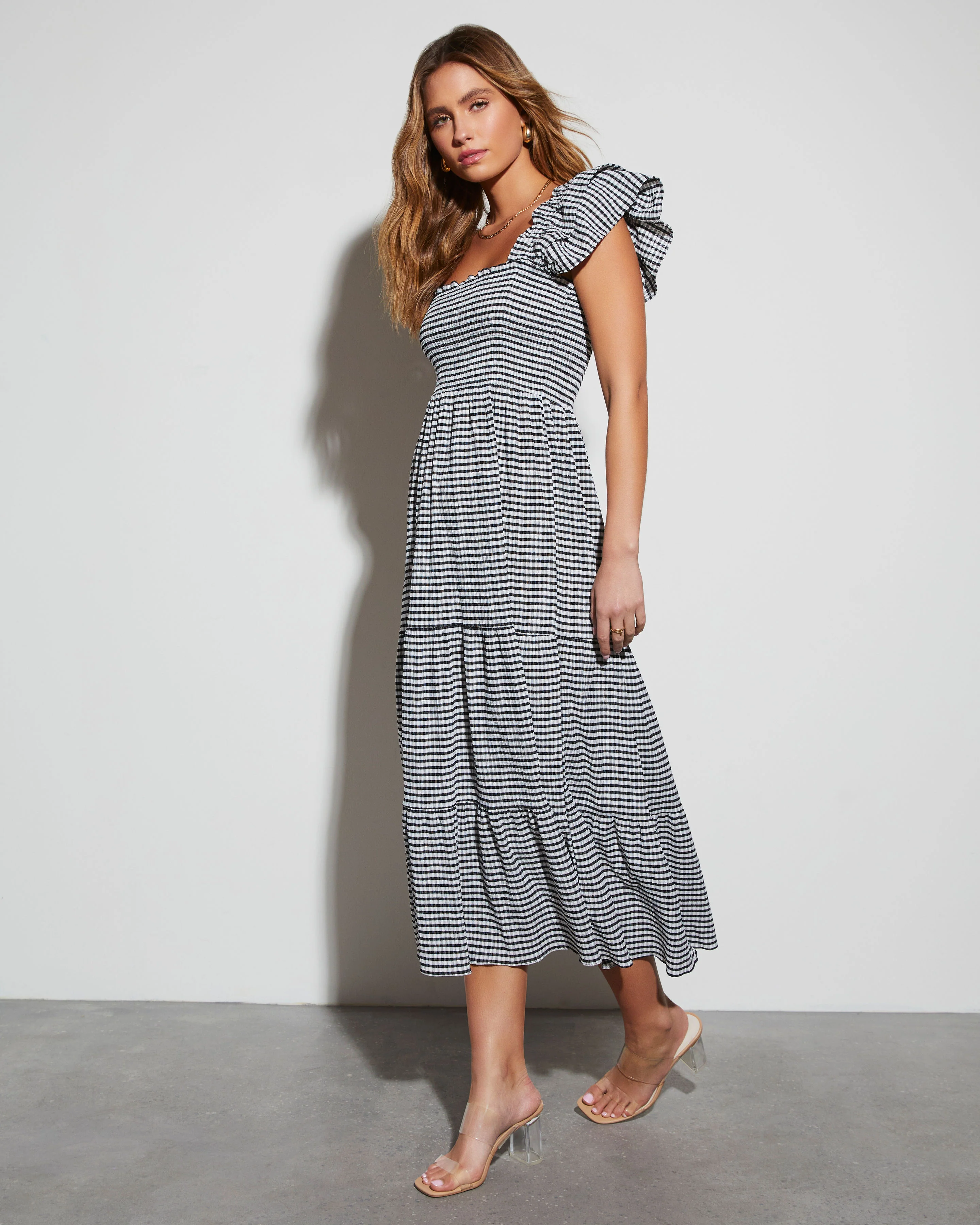 Fables Tiered Smocked Maxi Dress - Image 8