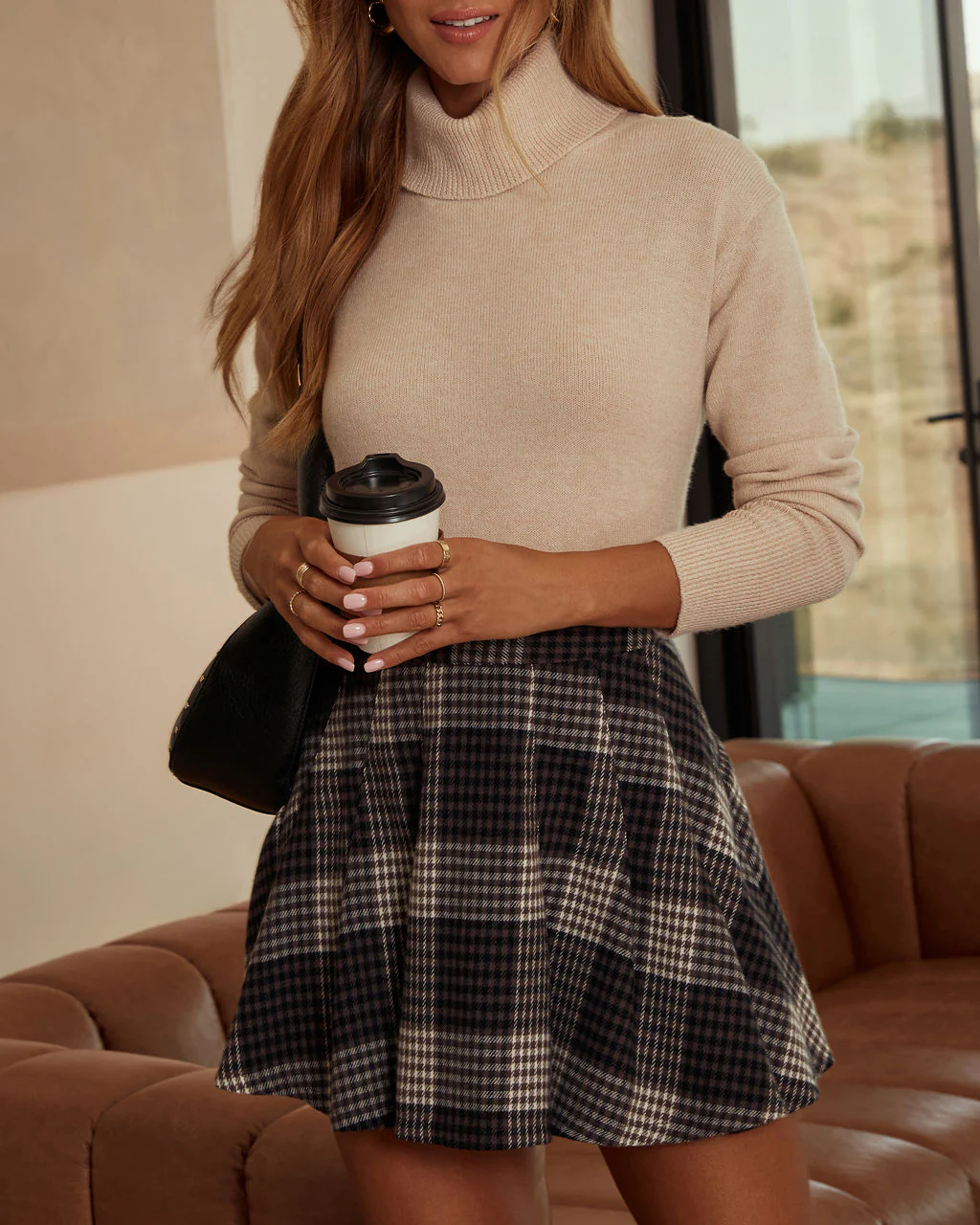 Faith Turtleneck Knit Sweater - Image 7