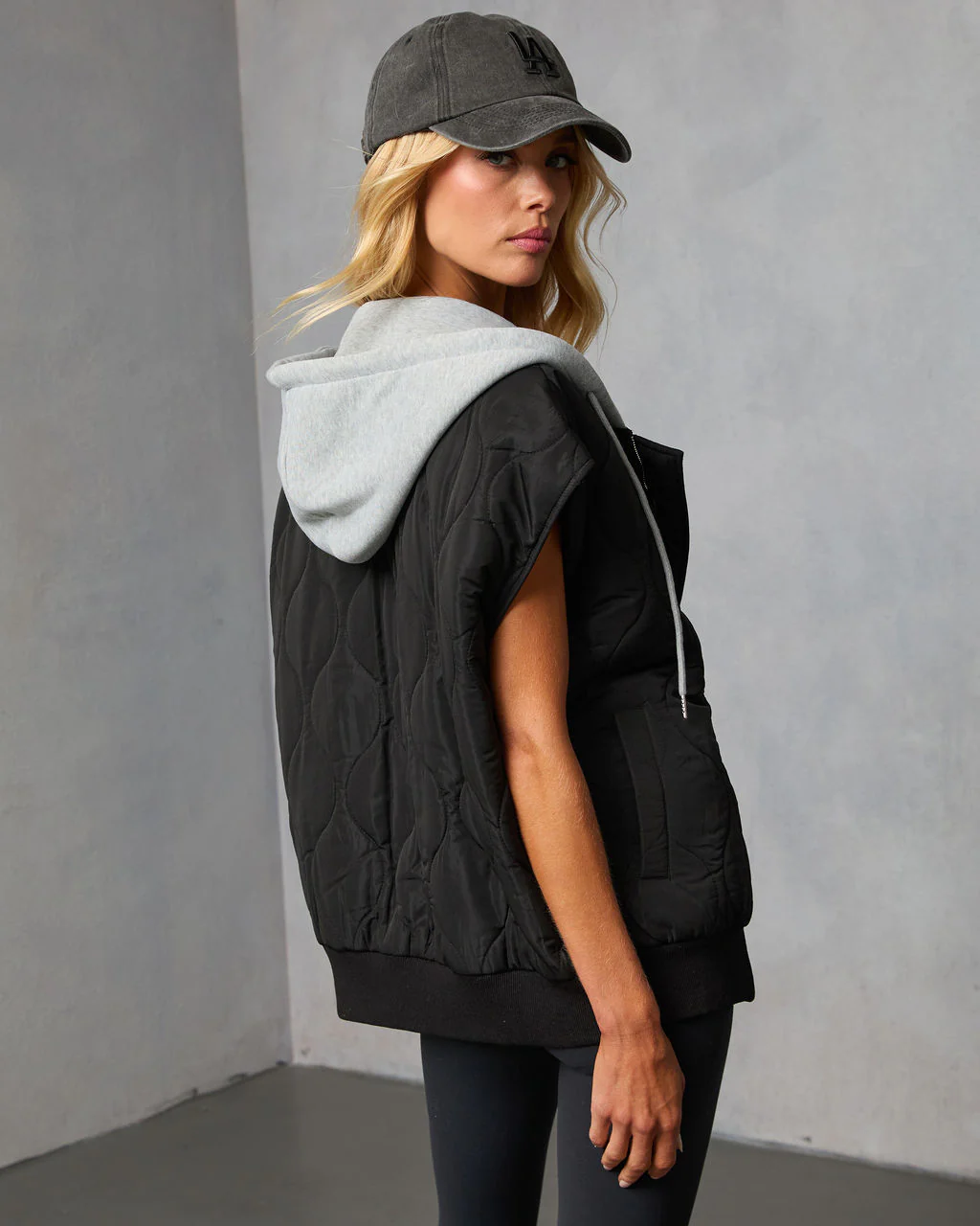 Fall And Forever Hooded Puffer Vest - Image 14
