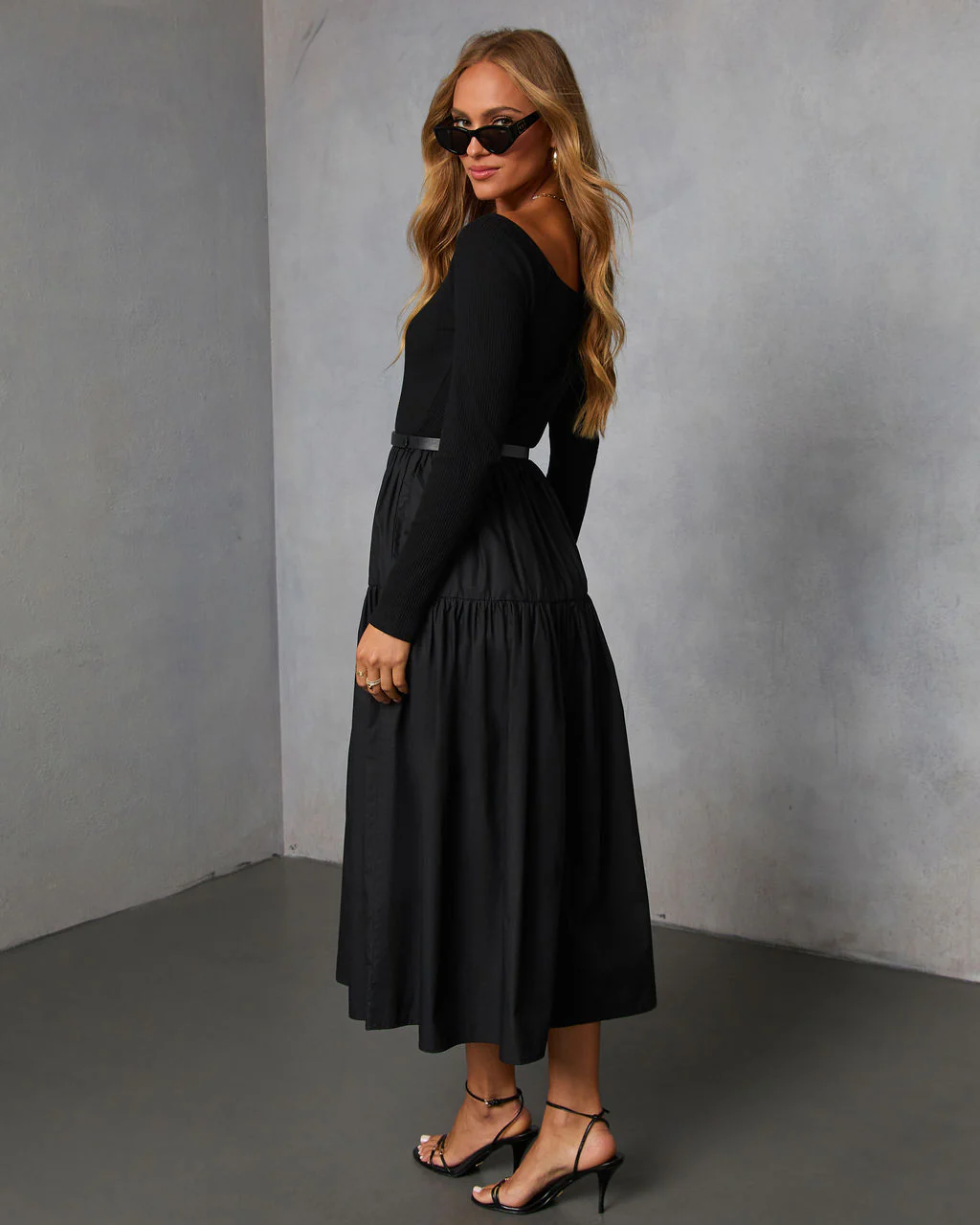 Fallow Field Belted Midi Dress - Image 4