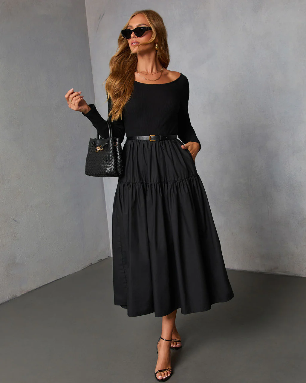 Fallow Field Belted Midi Dress - Image 5