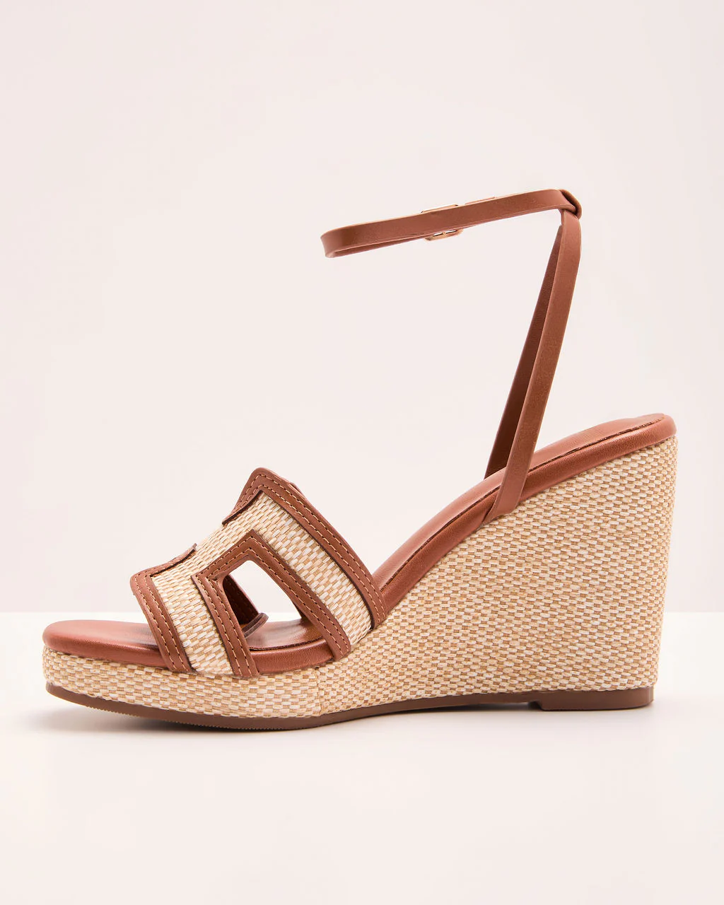 Farlie Vegan Leather Wedge Heels - Image 3