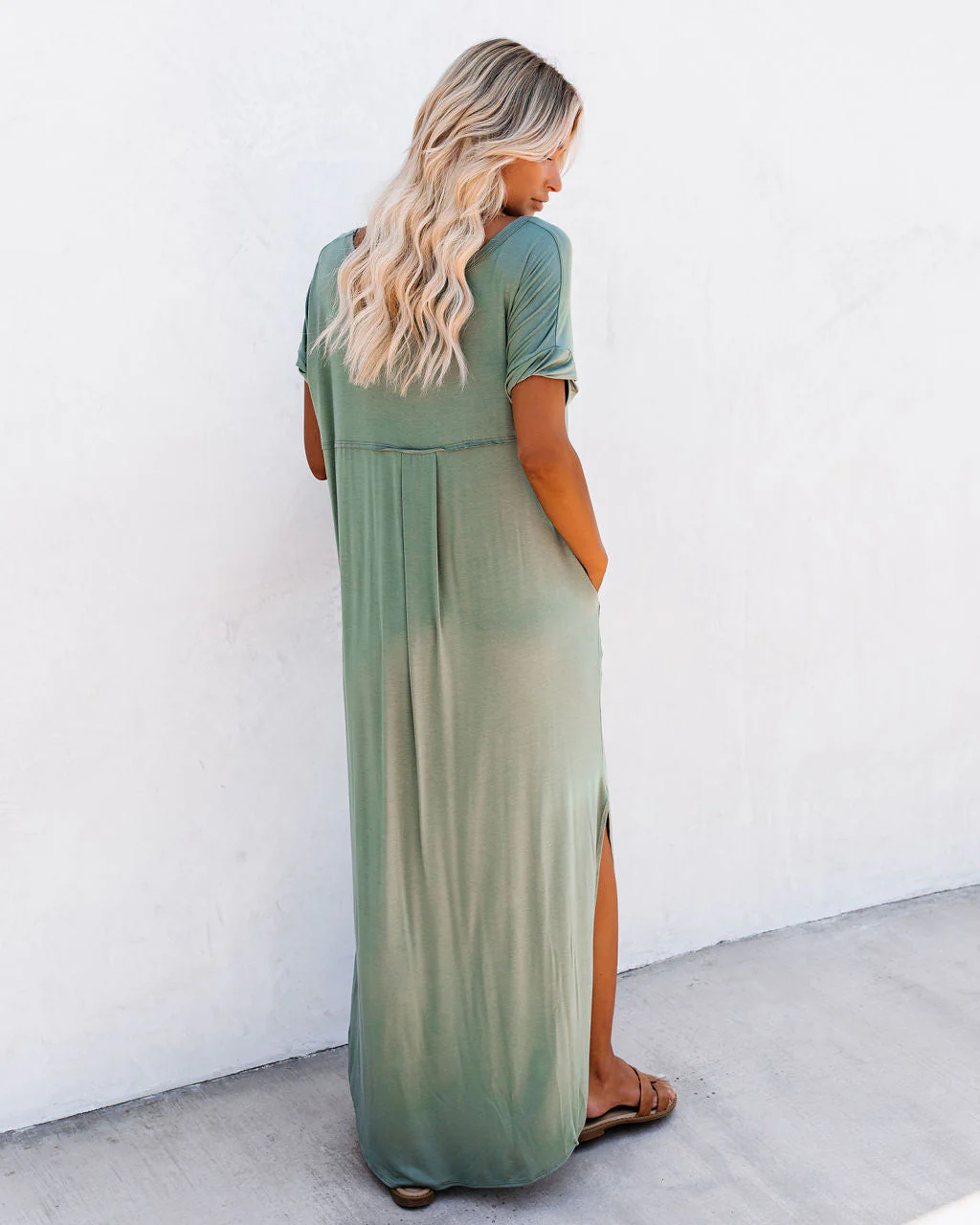 Farmers Market Pocketed Modal Maxi Dress - Image 5