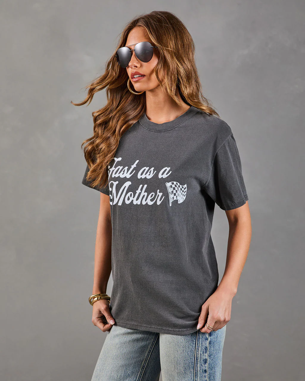 Fast As A Mother Short Sleeve Graphic Tee - Image 3
