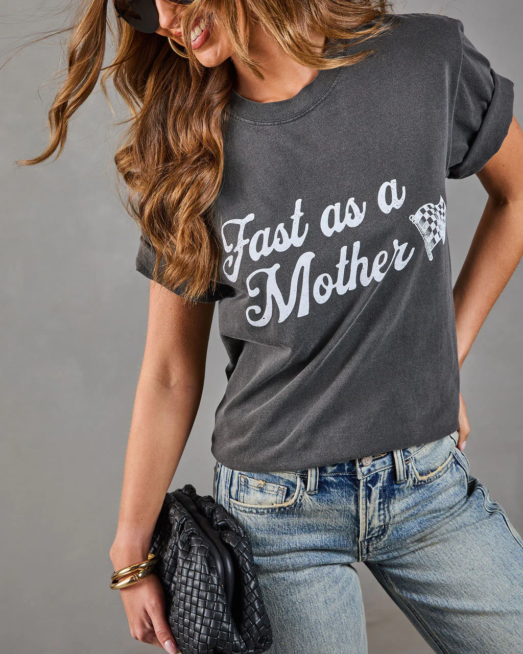 Fast As A Mother Short Sleeve Graphic Tee - Image 6
