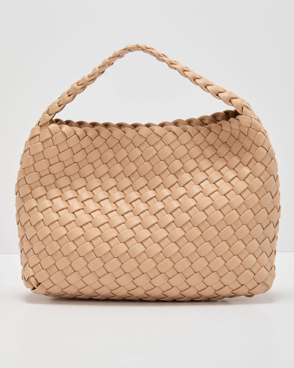 Fiah Textured Woven Vegan Leather Bag - Image 15