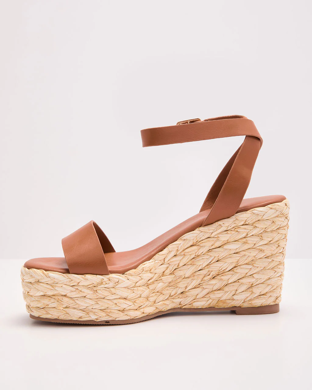 First Step Raffia Wedge Sandals - Image 3