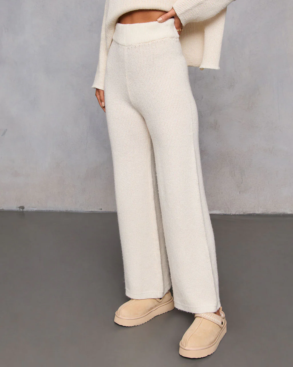 Chanie Knit Wide Leg Pants - Image 3