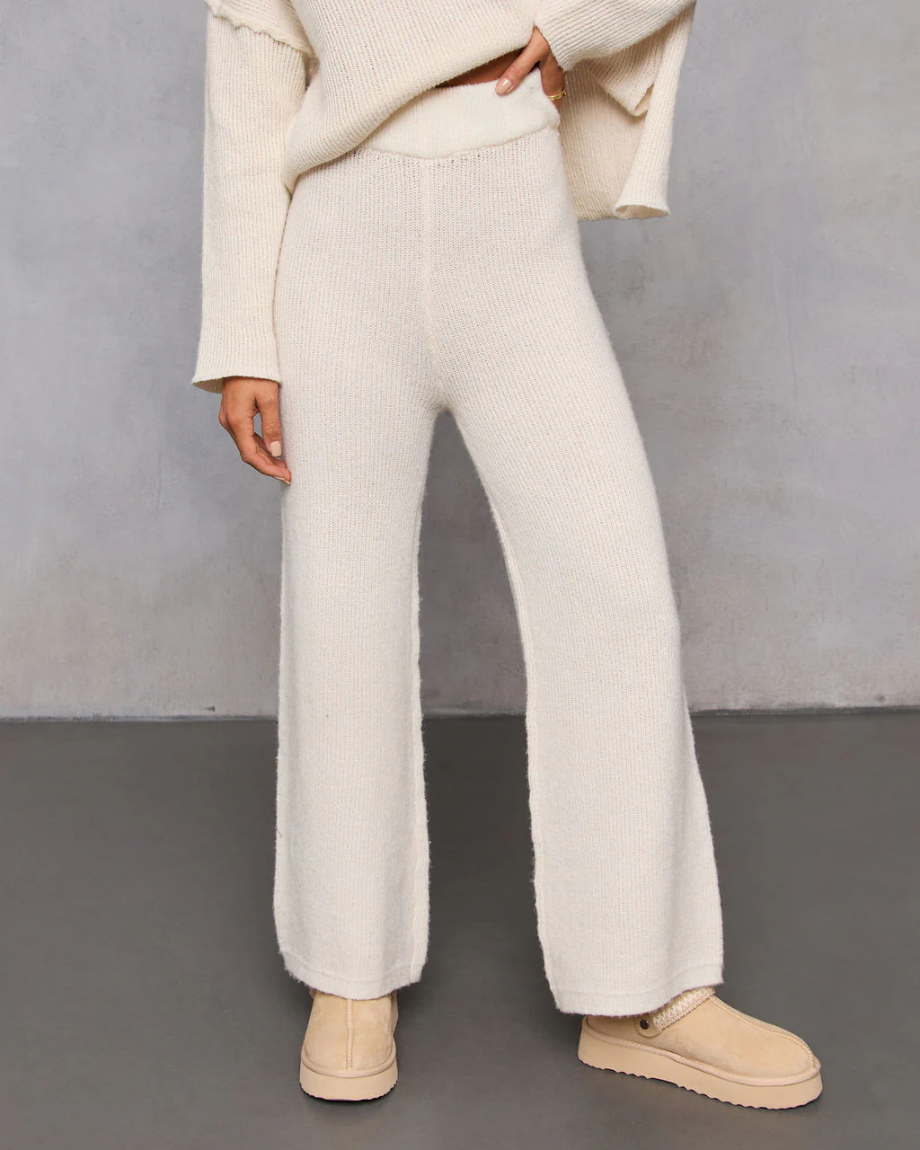 Chanie Knit Wide Leg Pants - Image 6