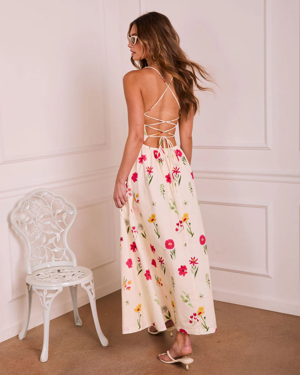 Flora Poise Floral Maxi Dress - Image 4