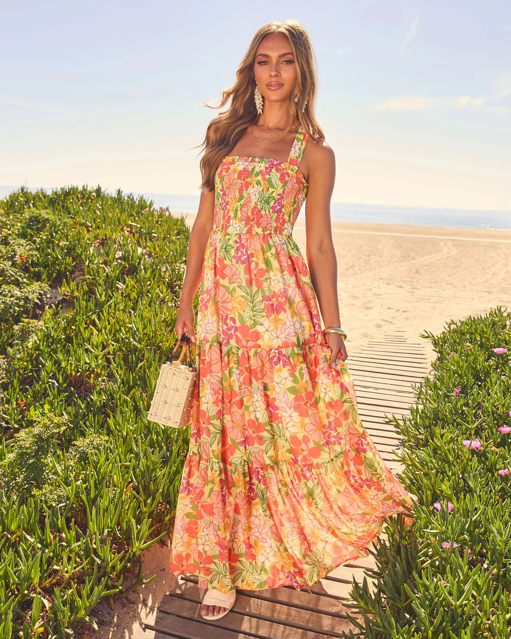 Emelia Floral Print Maxi Dress - Image 13