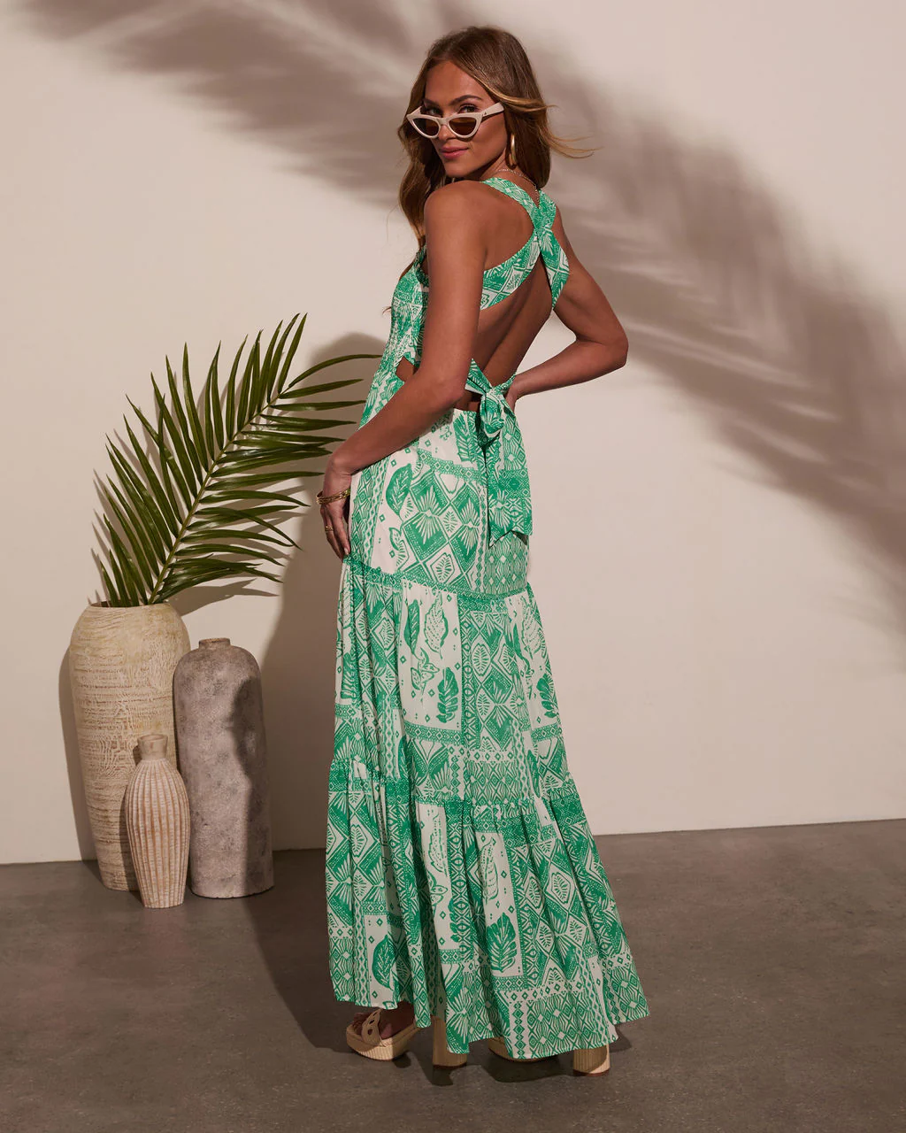 Emelia Floral Print Maxi Dress - Image 22