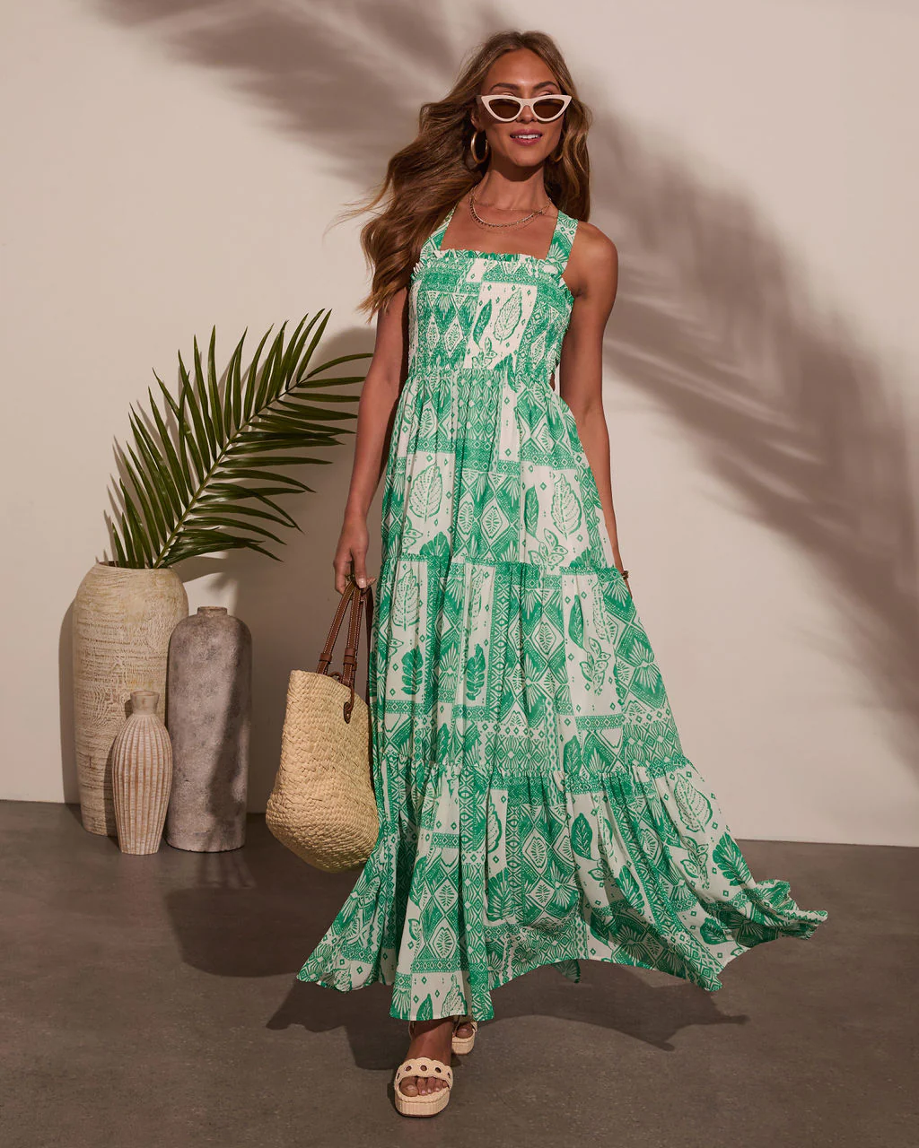Emelia Floral Print Maxi Dress - Image 23