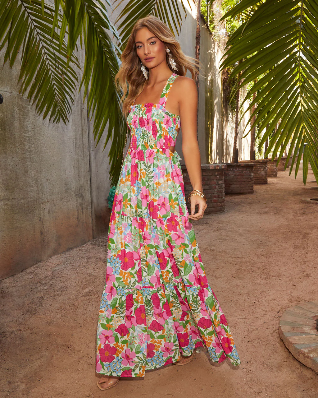Emelia Floral Print Maxi Dress - Image 7