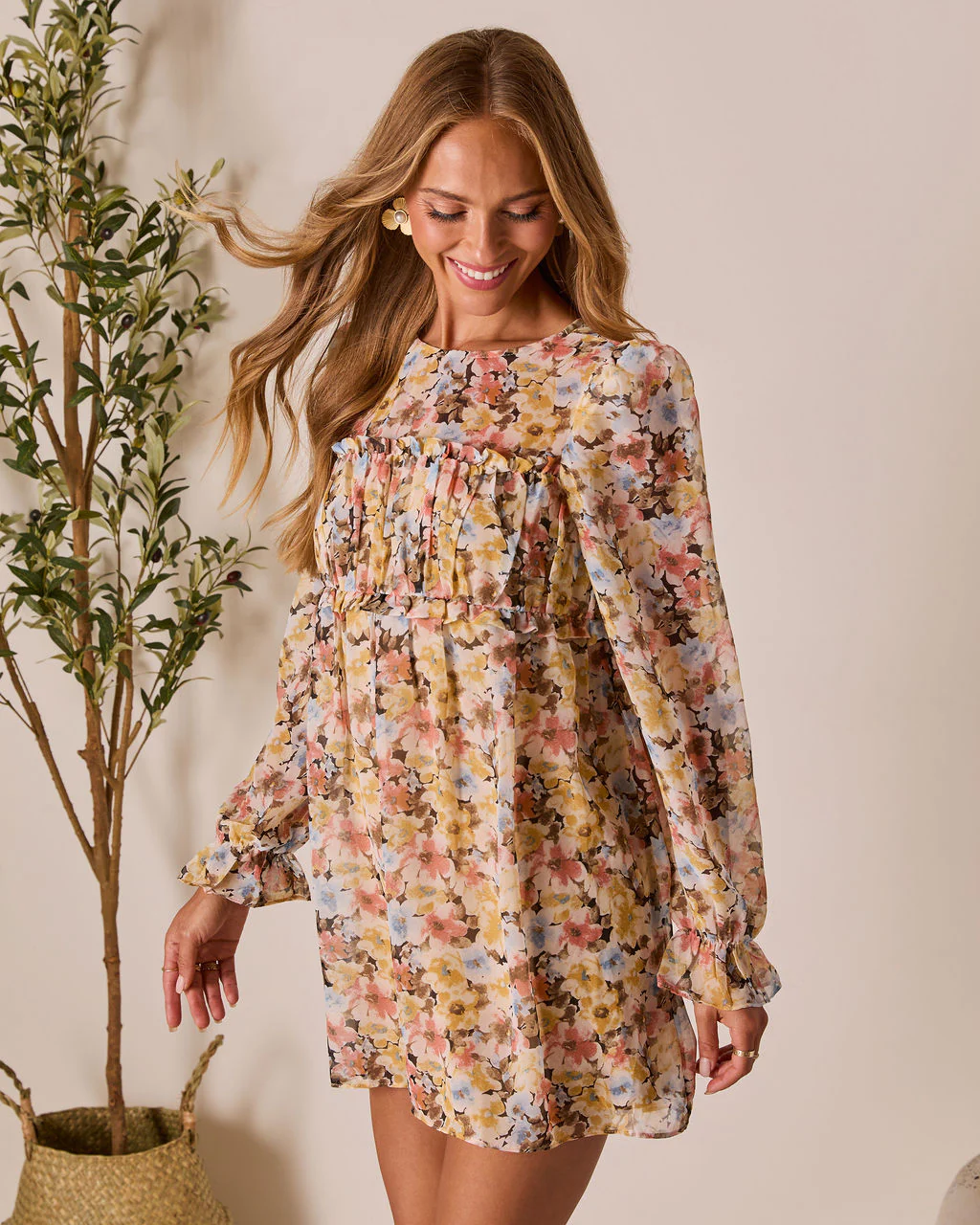 Forever Muse Pleated Mini Dress - Image 3