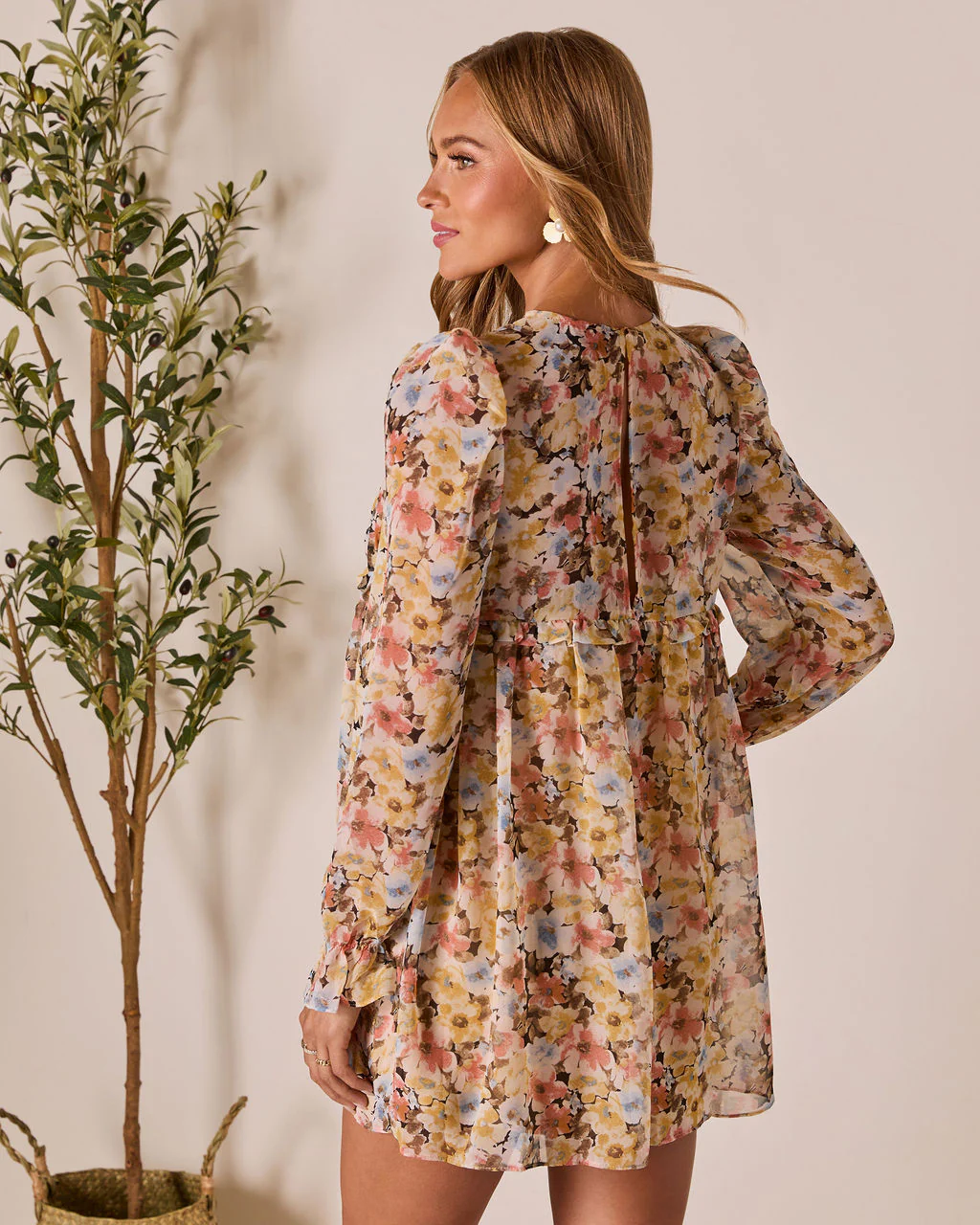 Forever Muse Pleated Mini Dress - Image 4