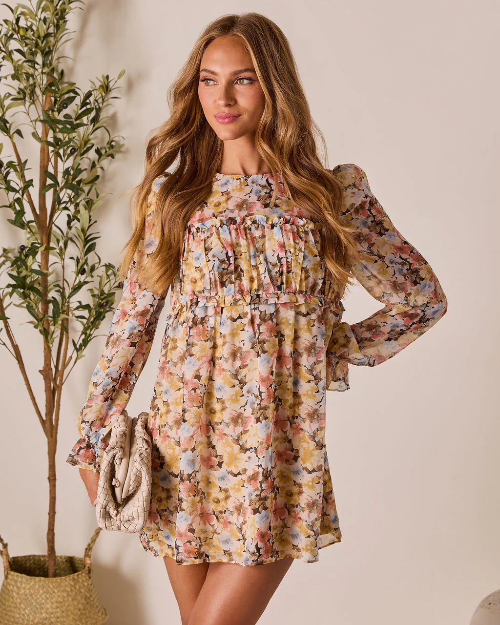 Forever Muse Pleated Mini Dress - Image 5