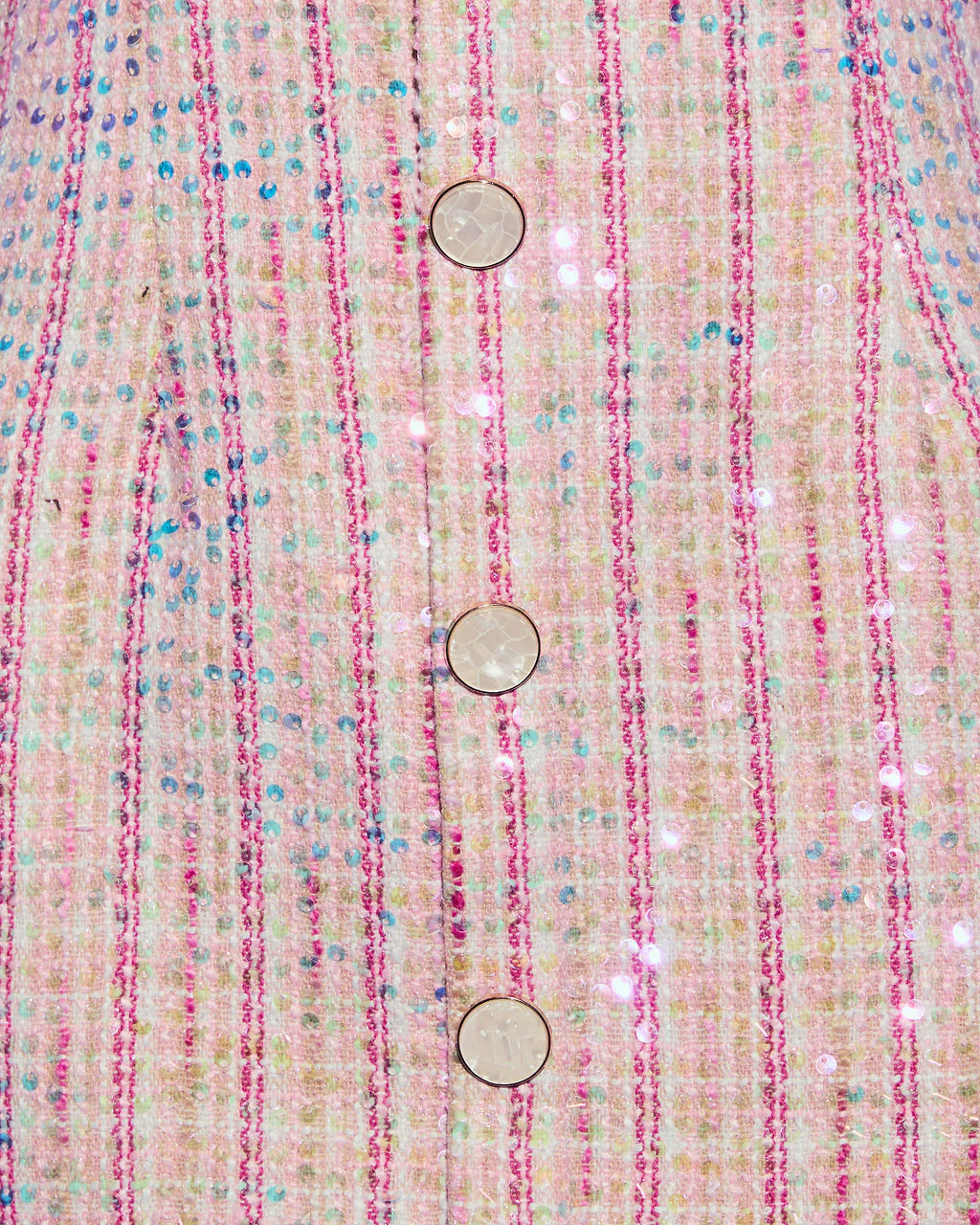 Forever Yours Sequined Tweed Mini Dress - Image 6