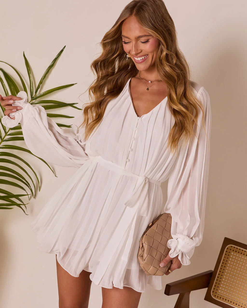 Found Love Pleated Romper - Image 11