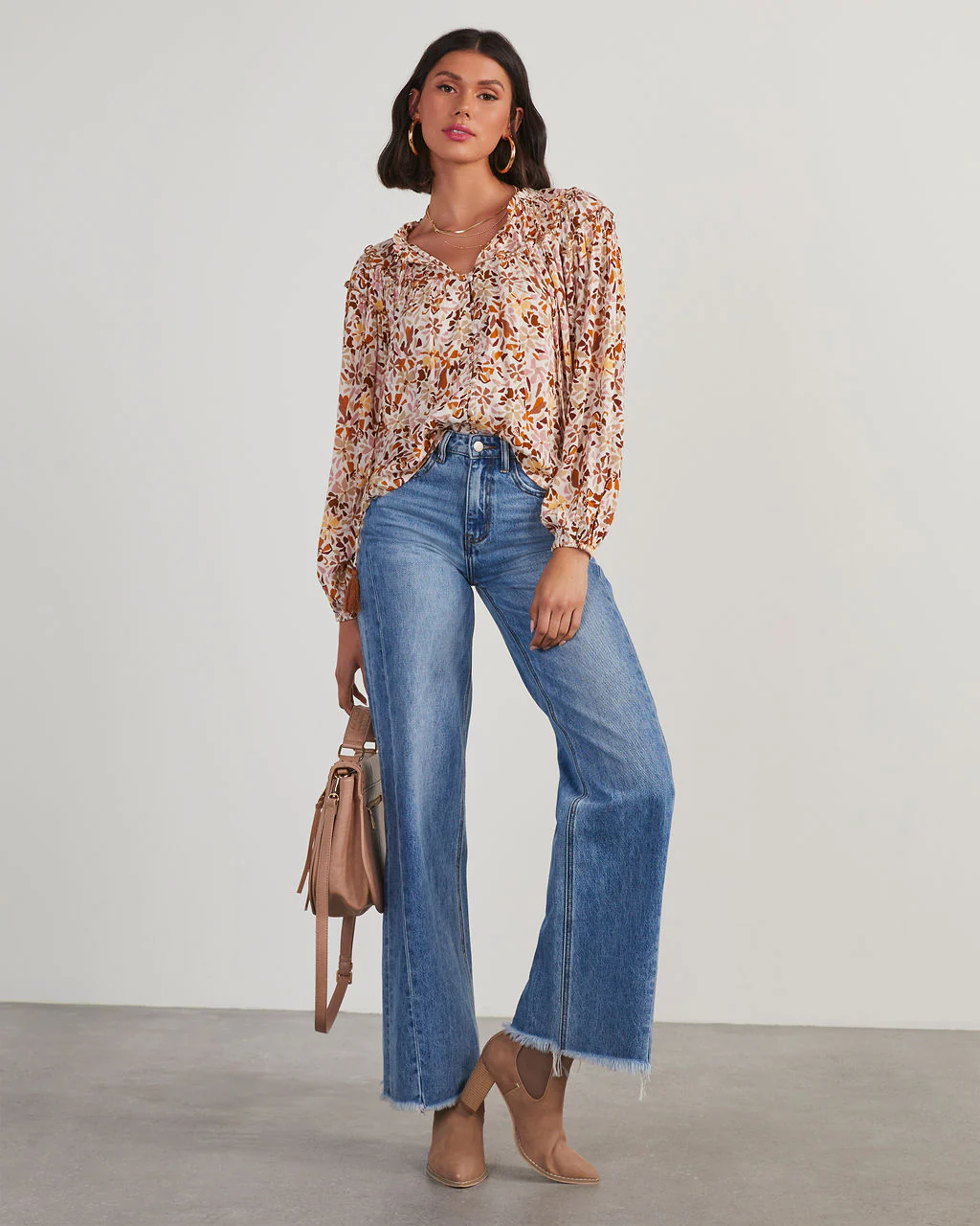 Frances Floral Peasant Blouse - Image 6
