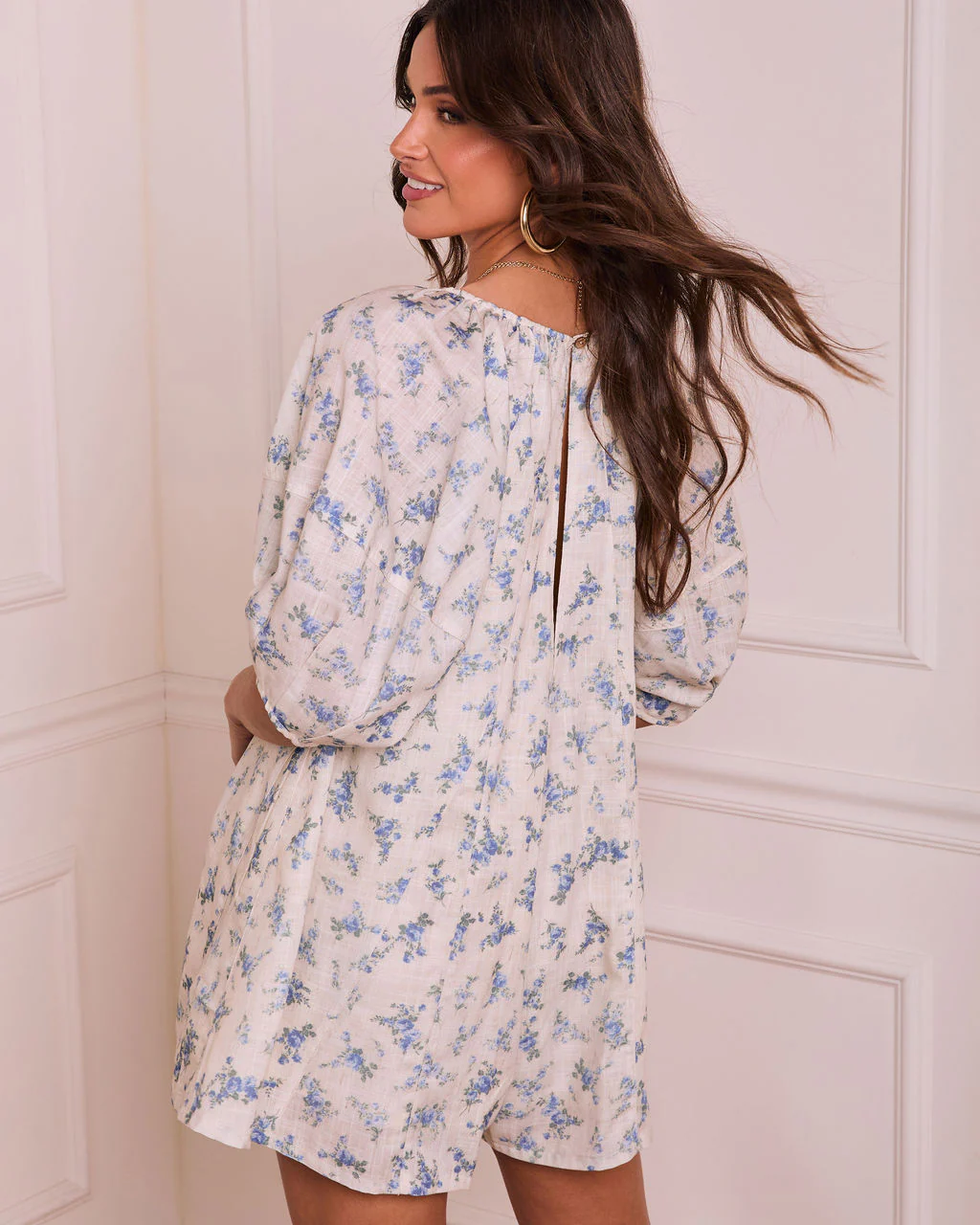 Free Range Relaxed Floral Romper - Image 4
