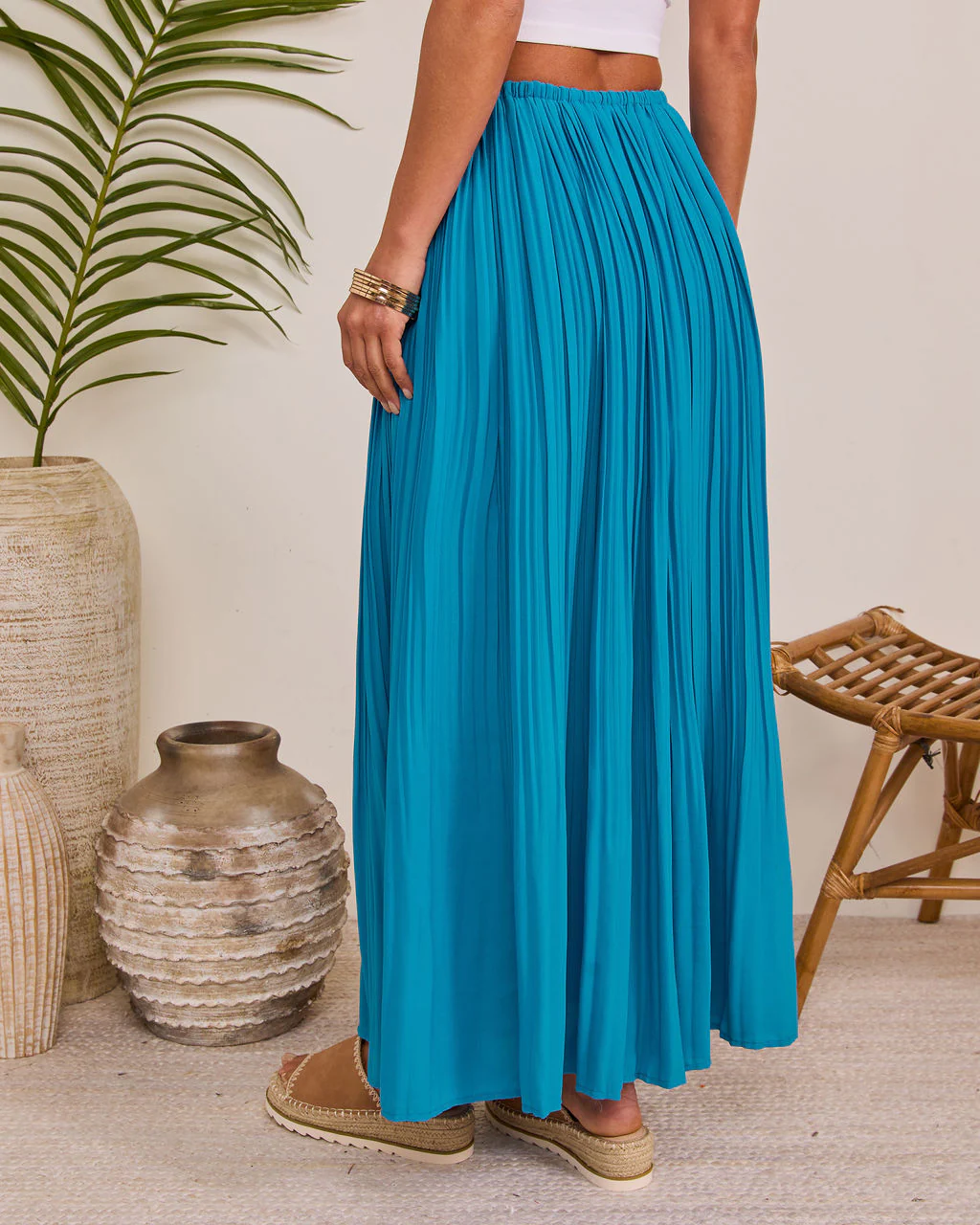 Fresh Daydream Pleated Maxi Skirt - Image 4