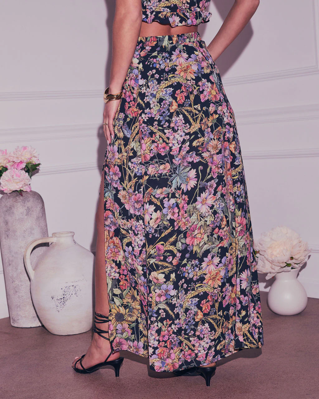 Fresh Take Floral Maxi Skirt - Image 4