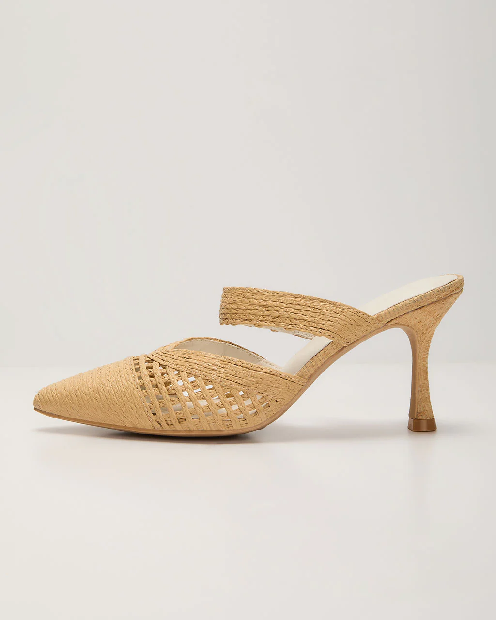 Freshly Picked Raffia Pointed Toe Mule - Image 4
