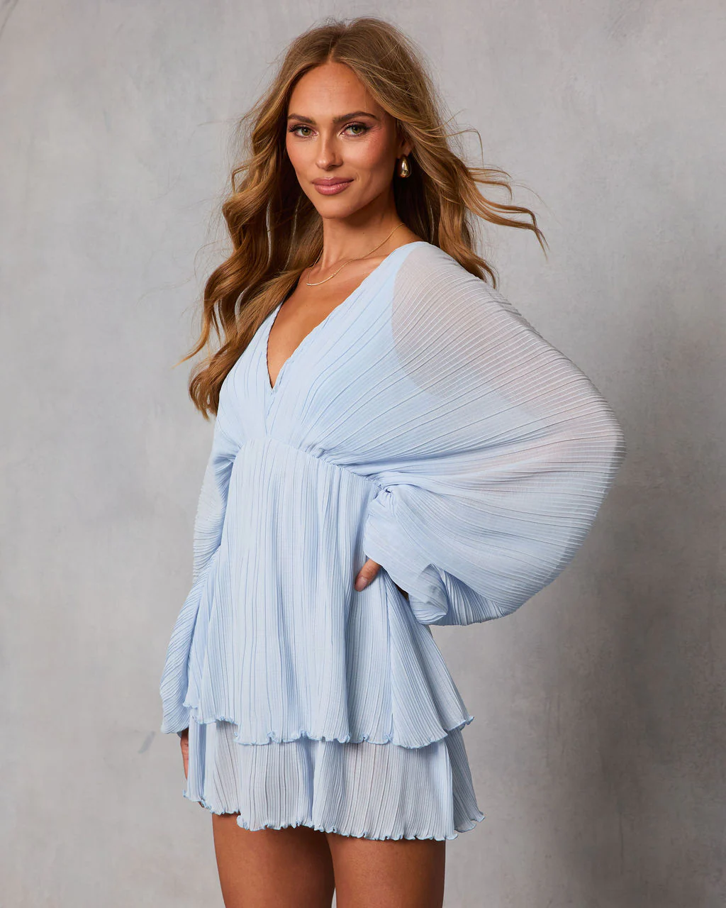 Freshly Yours Plisse Mini Dress - Image 3