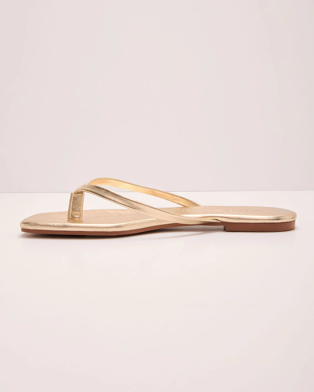 Gael Metallic Thong Sandals - Image 3