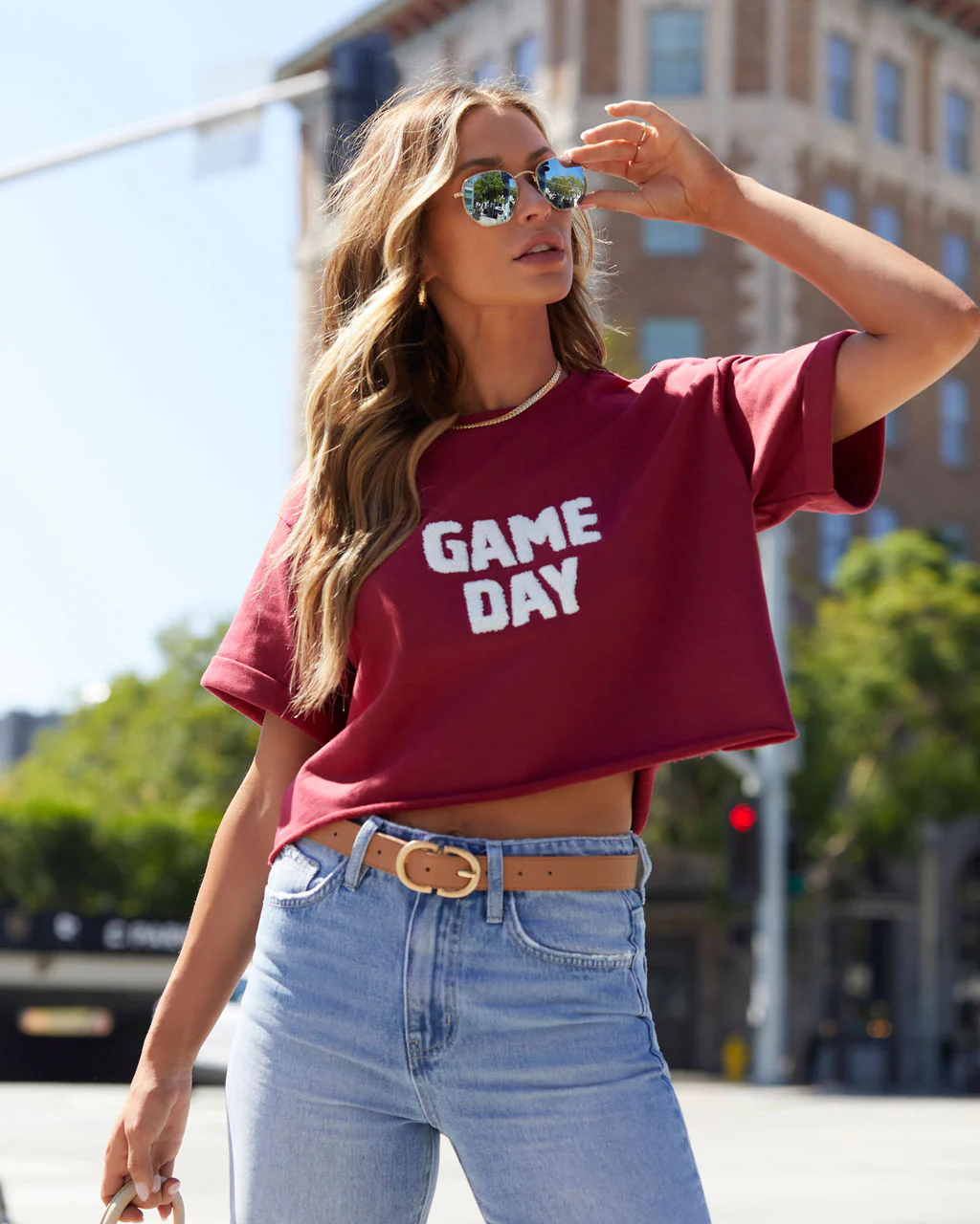 Game Day Cropped Graphic Tee - Image 11