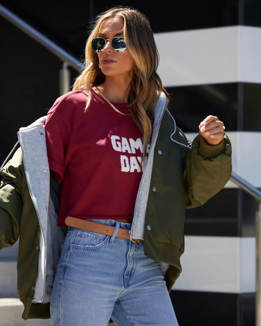Game Day Cropped Graphic Tee - Image 9