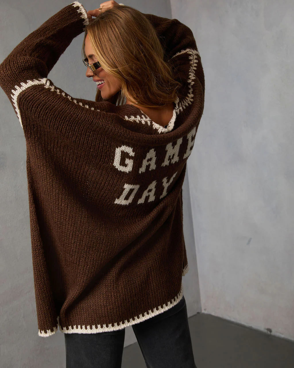 Game Day Tailgate Knit Cardigan - Image 4