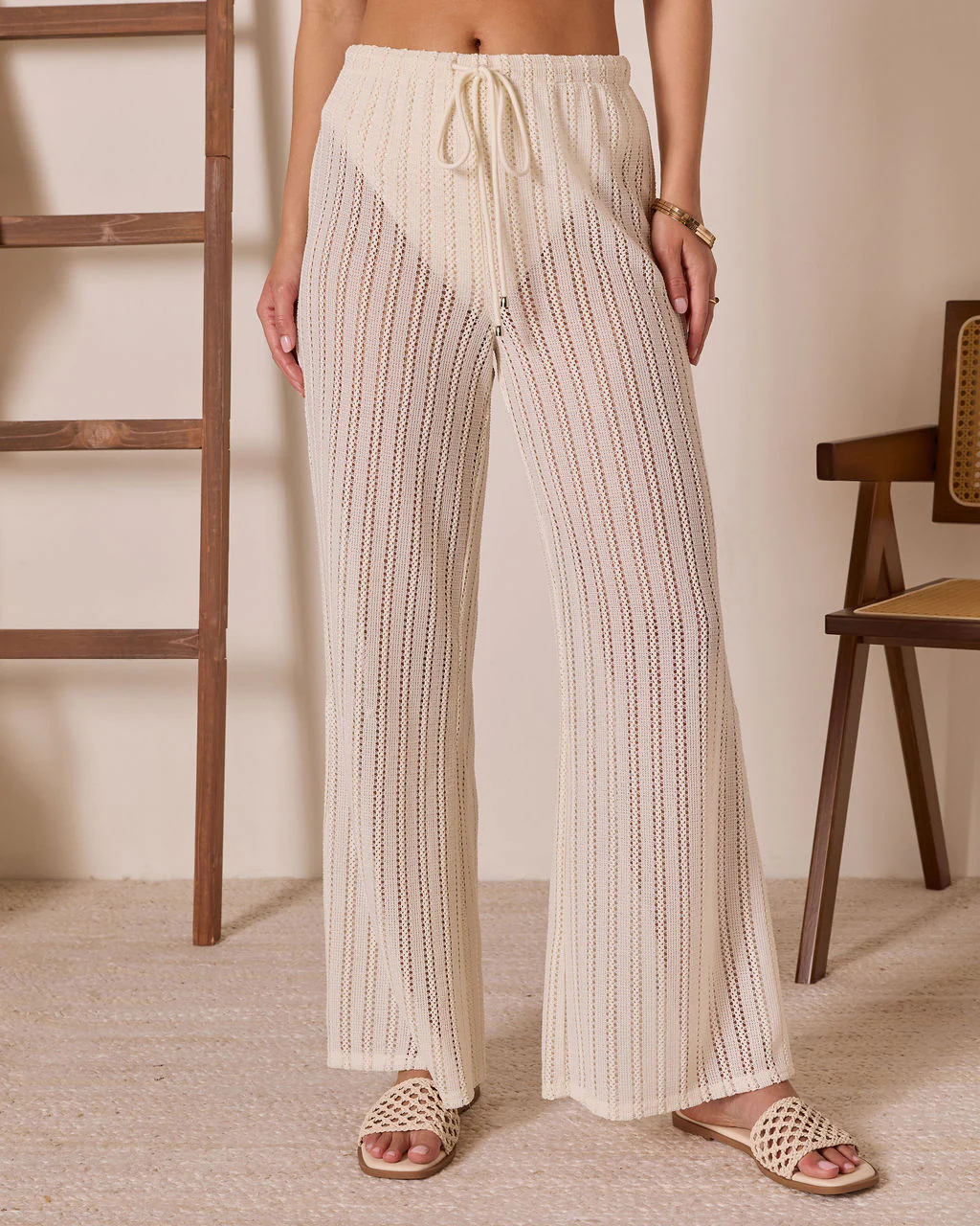 Gelato Please Open Knit Cover Up Pants - Image 5