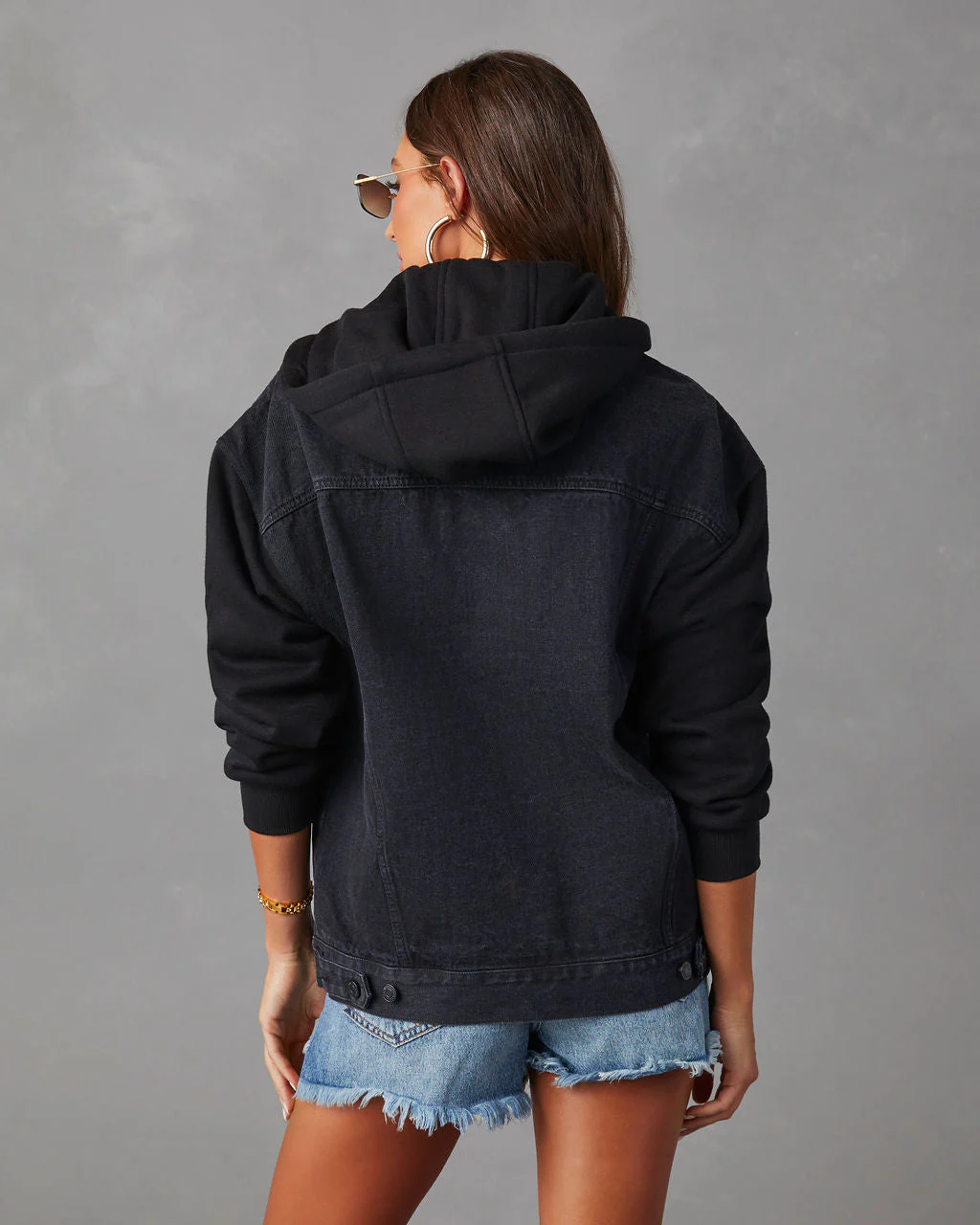 Gerardi Hooded Denim Jacket - Image 2