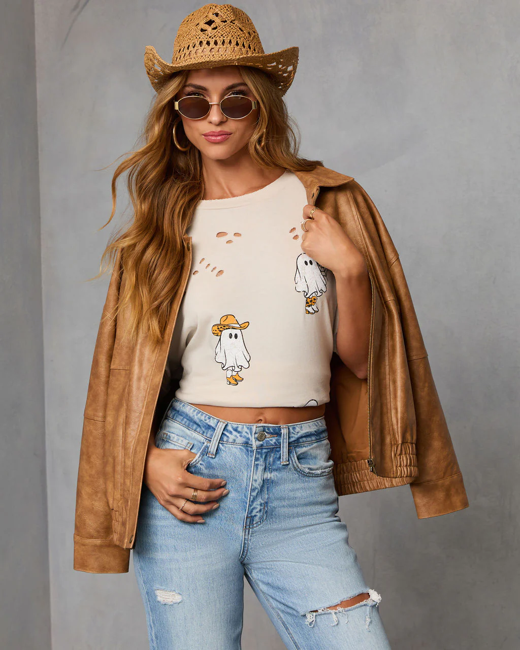 Ghost Rider Distressed Oversized Graphic Tee - Image 5