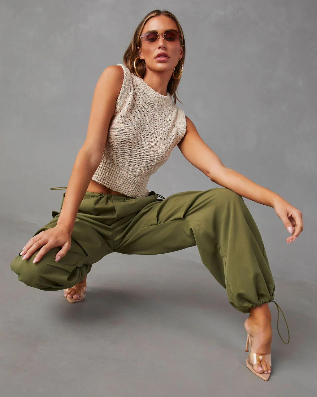 Gianni Sleeveless Sweater Knit Tank - Image 3