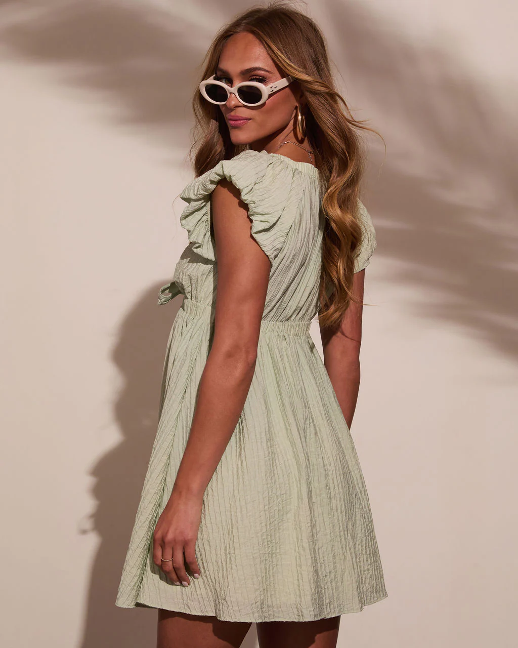 Gigi Puff Sleeve Babydoll Mini Dress - Image 16