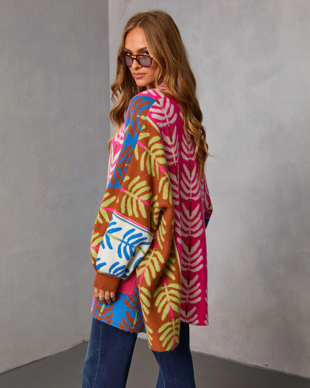 Gildelle Multi Color Print Cardigan - Image 4