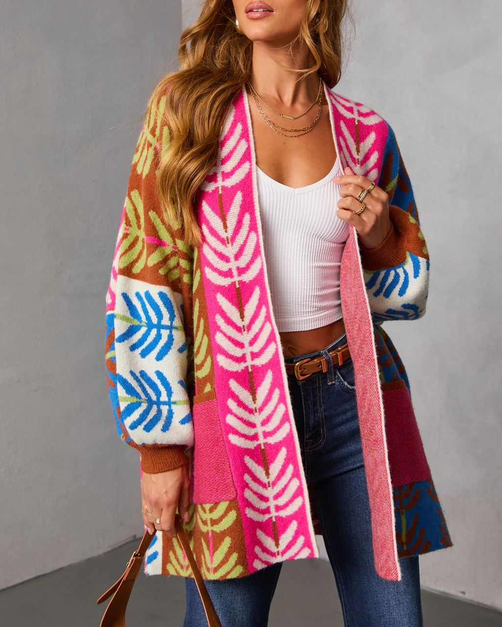 Gildelle Multi Color Print Cardigan - Image 5