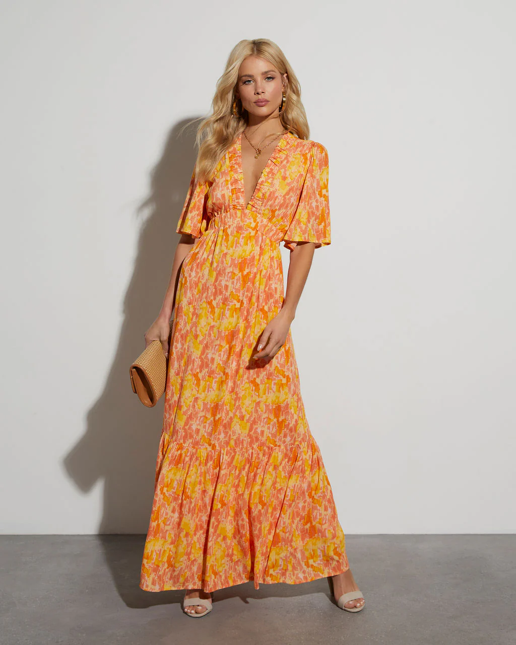 Ginger Tropical Maxi Dress - Image 2