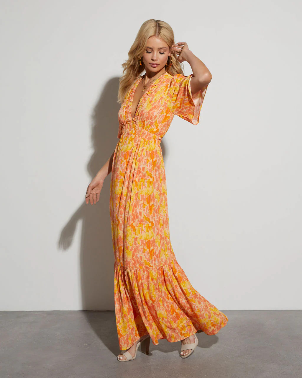 Ginger Tropical Maxi Dress - Image 3